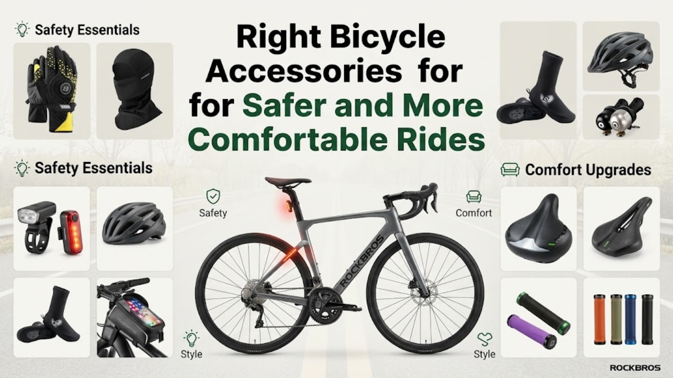 Bicycle Accessories for Safer and More Comfortable Cycling Rides