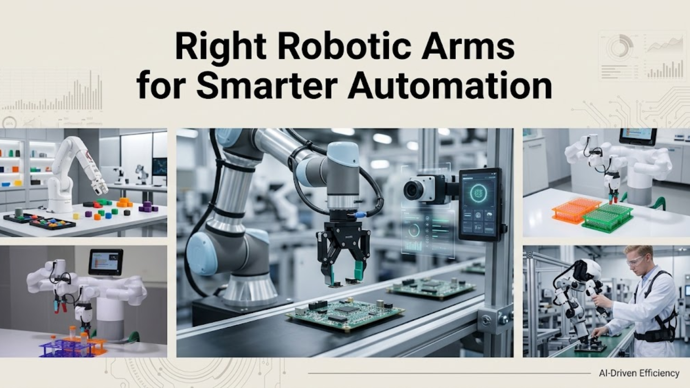 Choosing Robotic Arms for Smarter Industrial Automation